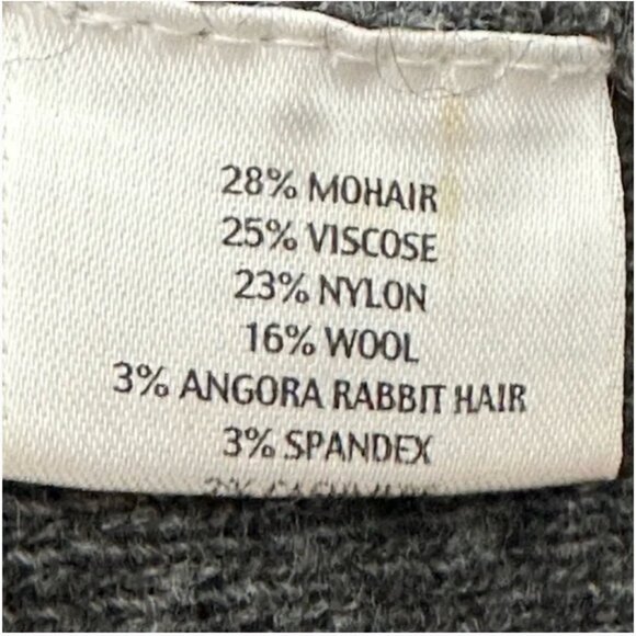 Eileen Fisher Mohair Wool Blend Short Jacket with Pockets Button Front Large - Picture 8 of 11